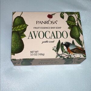 Panrosa Avocado Fruit Essence Bar Soap Made In USA NIB 7oz bar gentle scent